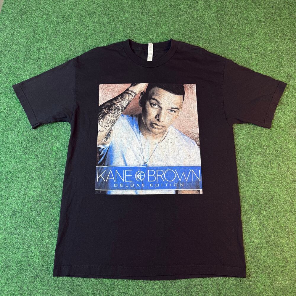 Kane Brown Houston Rodeo 2019 Concert T-Shirt Mens L Black Livestock Show
